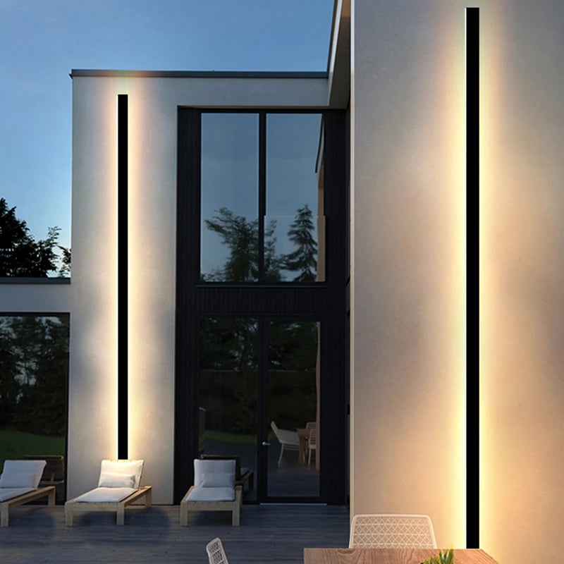 Modern LED Outdoor Wall Light – Dimmable & Waterproof (IP65)